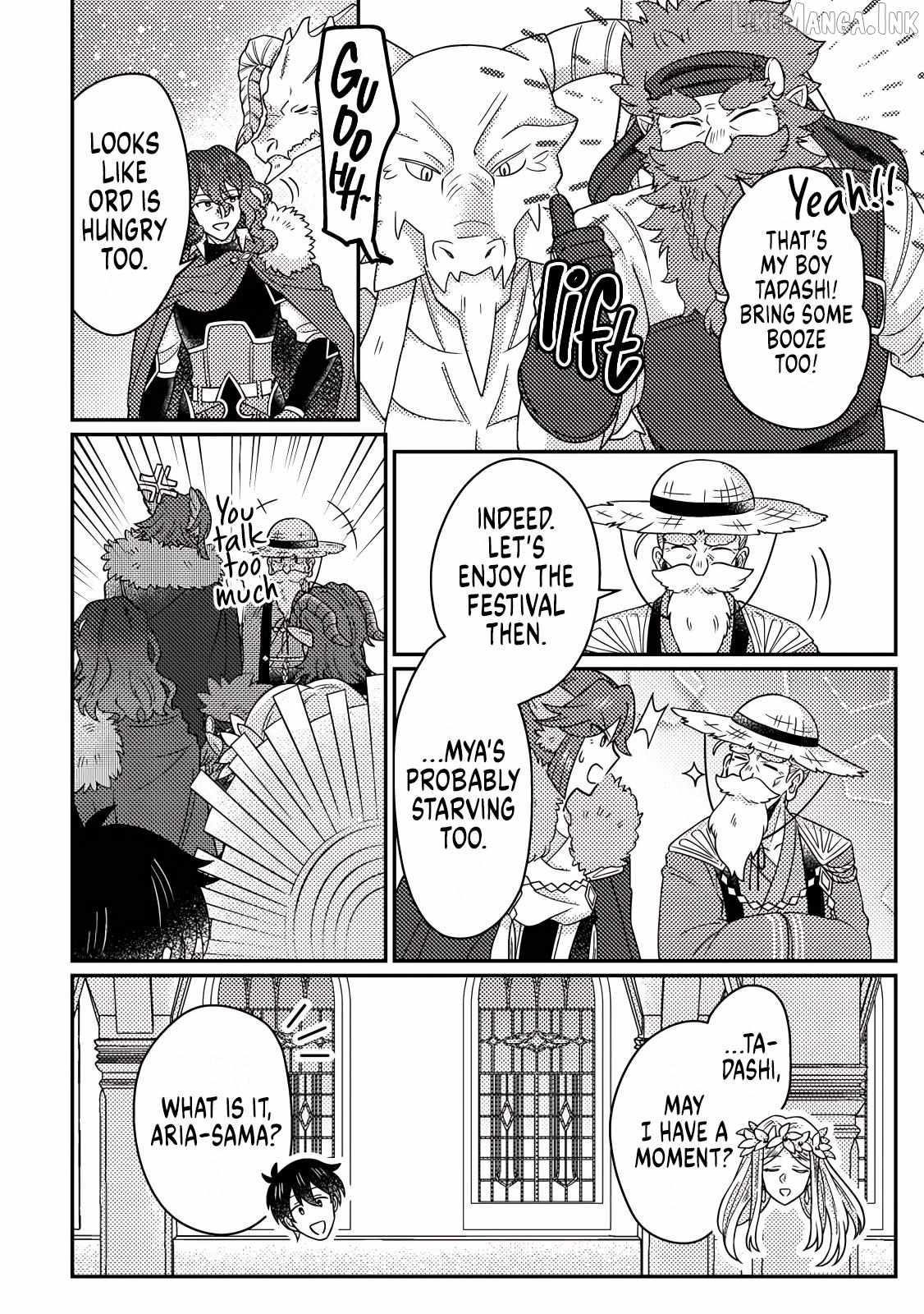 Revolution in production with the blessings of the gods – While living a leisurely, slow life in a corner of another world, somehow a diverse group of people gathered to form the strongest nation… Chapter 34.2 - Page 4