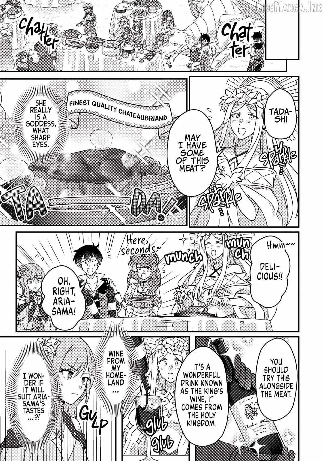 Revolution in production with the blessings of the gods – While living a leisurely, slow life in a corner of another world, somehow a diverse group of people gathered to form the strongest nation… Chapter 34.2 - Page 9