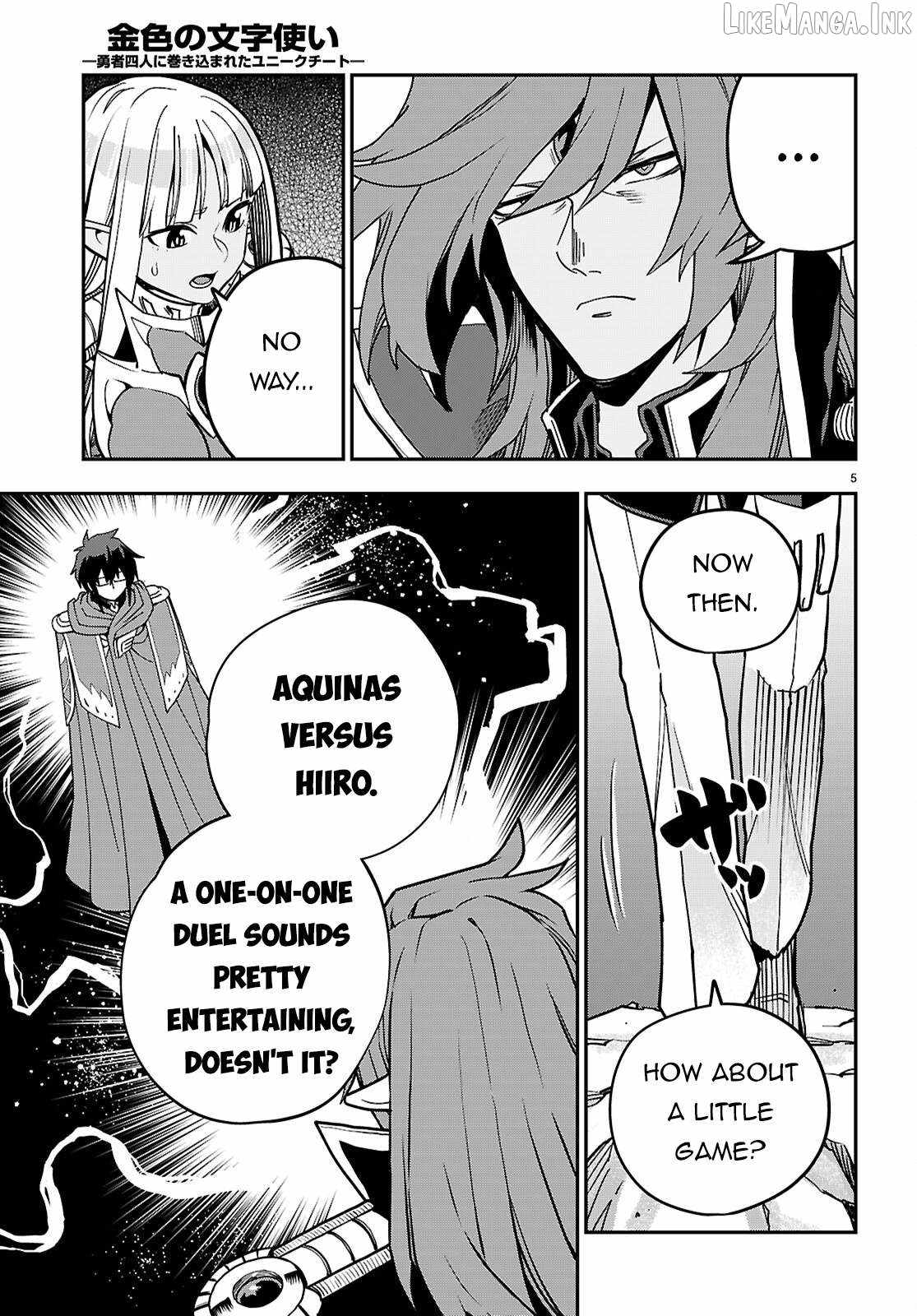 Konjiki No Moji Tsukai – Yuusha Yonin Ni Makikomareta Unique Cheat Chapter 131 - Page 5