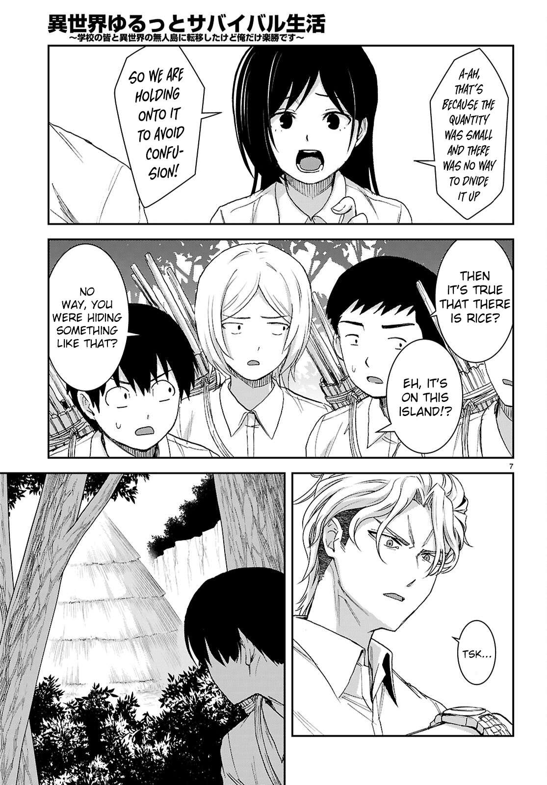 Isekai Yurutto Survival Seikatsu: Gakkou No Minna To Isekai No Mujintou Ni Tenishitakedo Ore Dake Rakushou Desu Chapter 48 - Page 8