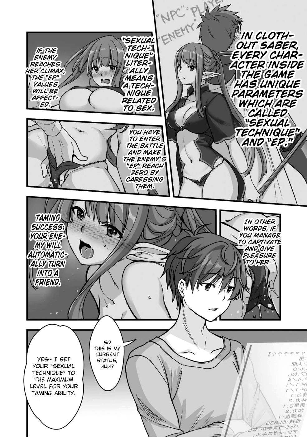 When I Was Playing Eroge With VR, I Was Reincarnated In A Different World, I Will Enslave All The Beautiful Demon Girls ~Crossout Saber~ Chapter 1 - Page 10