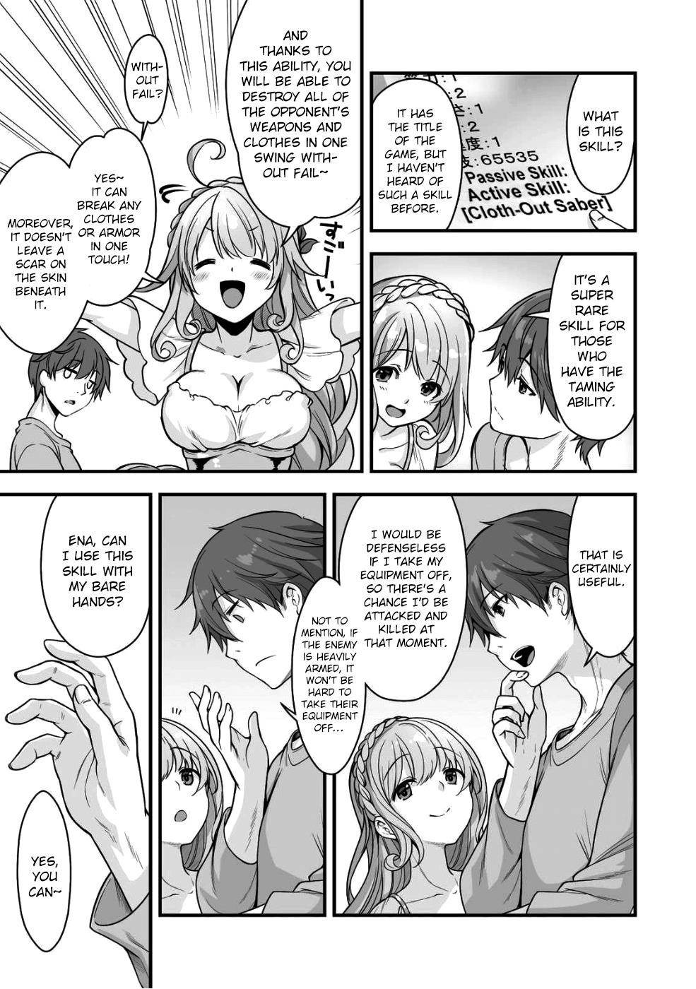 When I Was Playing Eroge With VR, I Was Reincarnated In A Different World, I Will Enslave All The Beautiful Demon Girls ~Crossout Saber~ Chapter 1 - Page 11