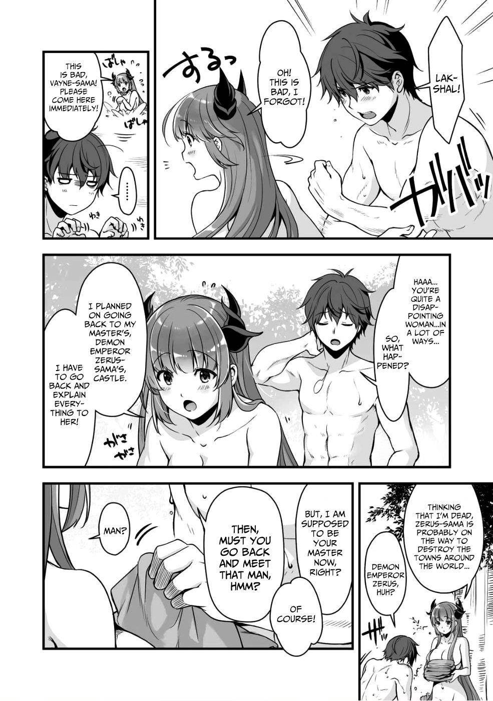 When I Was Playing Eroge With VR, I Was Reincarnated In A Different World, I Will Enslave All The Beautiful Demon Girls ~Crossout Saber~ Chapter 2 - Page 23