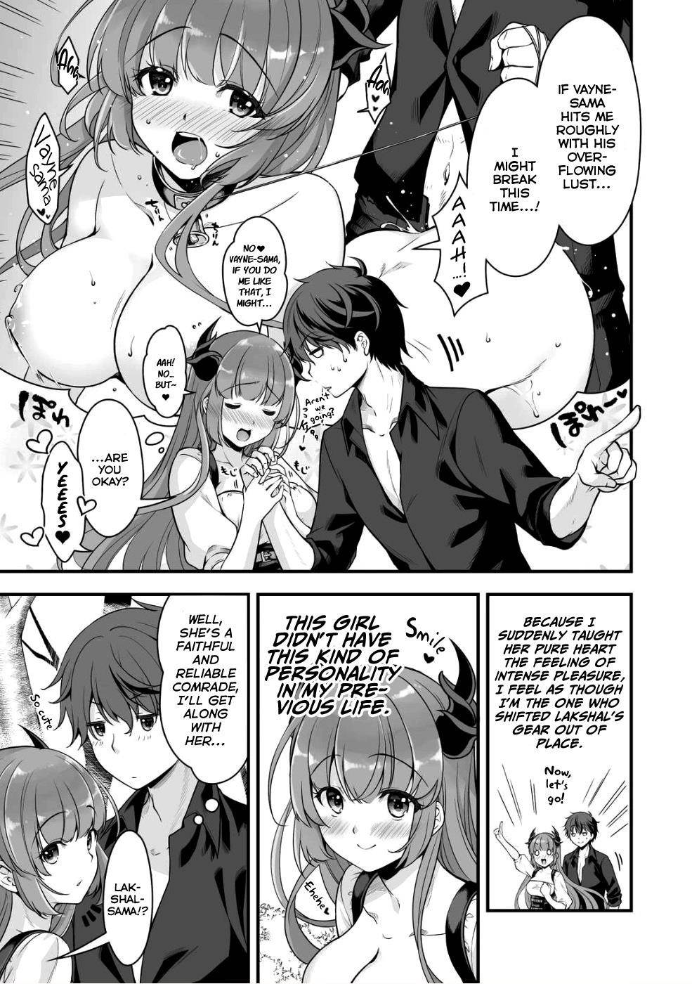 When I Was Playing Eroge With VR, I Was Reincarnated In A Different World, I Will Enslave All The Beautiful Demon Girls ~Crossout Saber~ Chapter 3 - Page 3