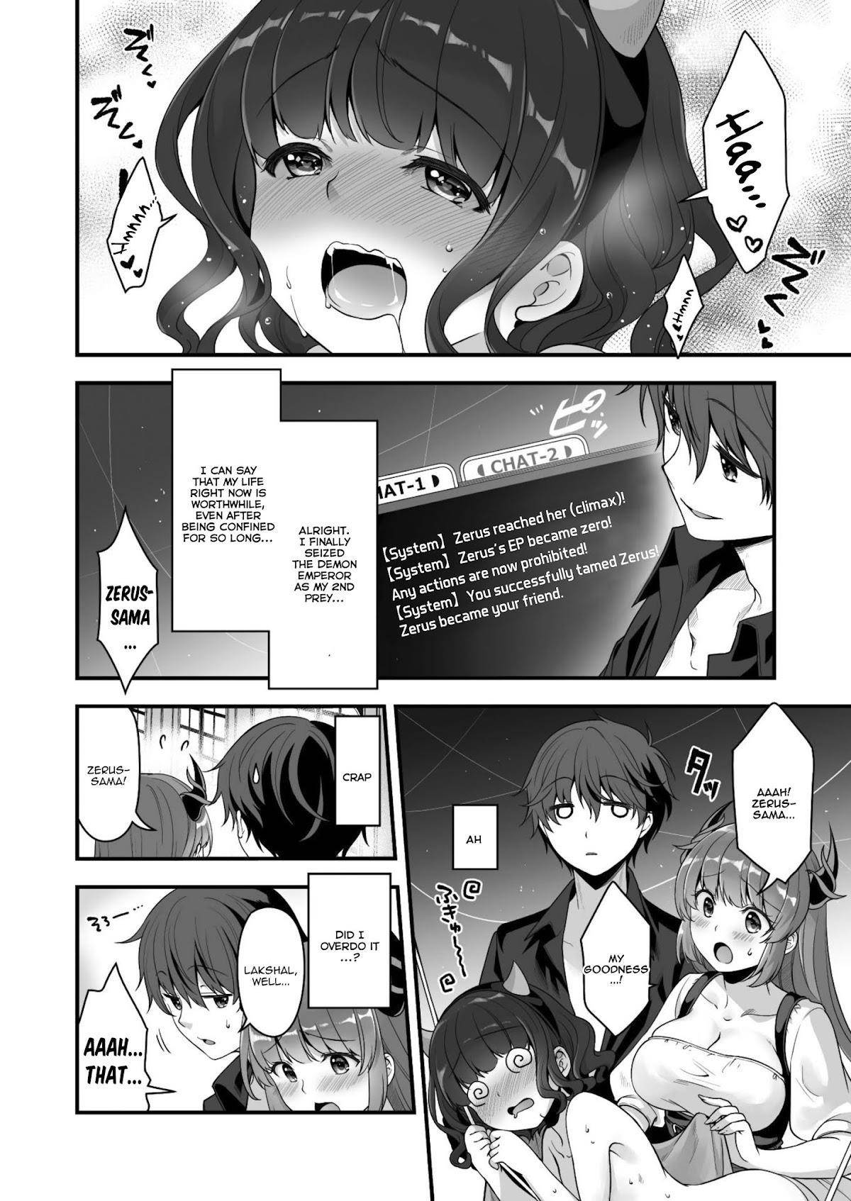When I Was Playing Eroge With VR, I Was Reincarnated In A Different World, I Will Enslave All The Beautiful Demon Girls ~Crossout Saber~ Chapter 4 - Page 13