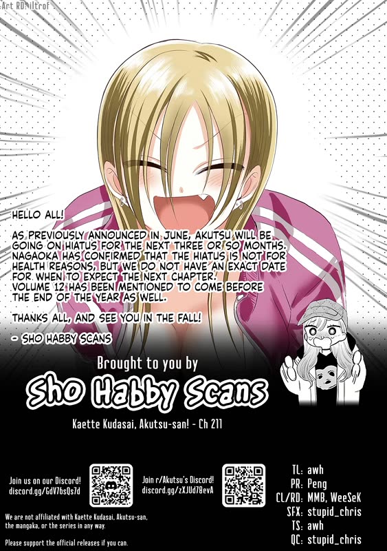 Please Go Home, Akutsu-San! Chapter 211 - Page 13