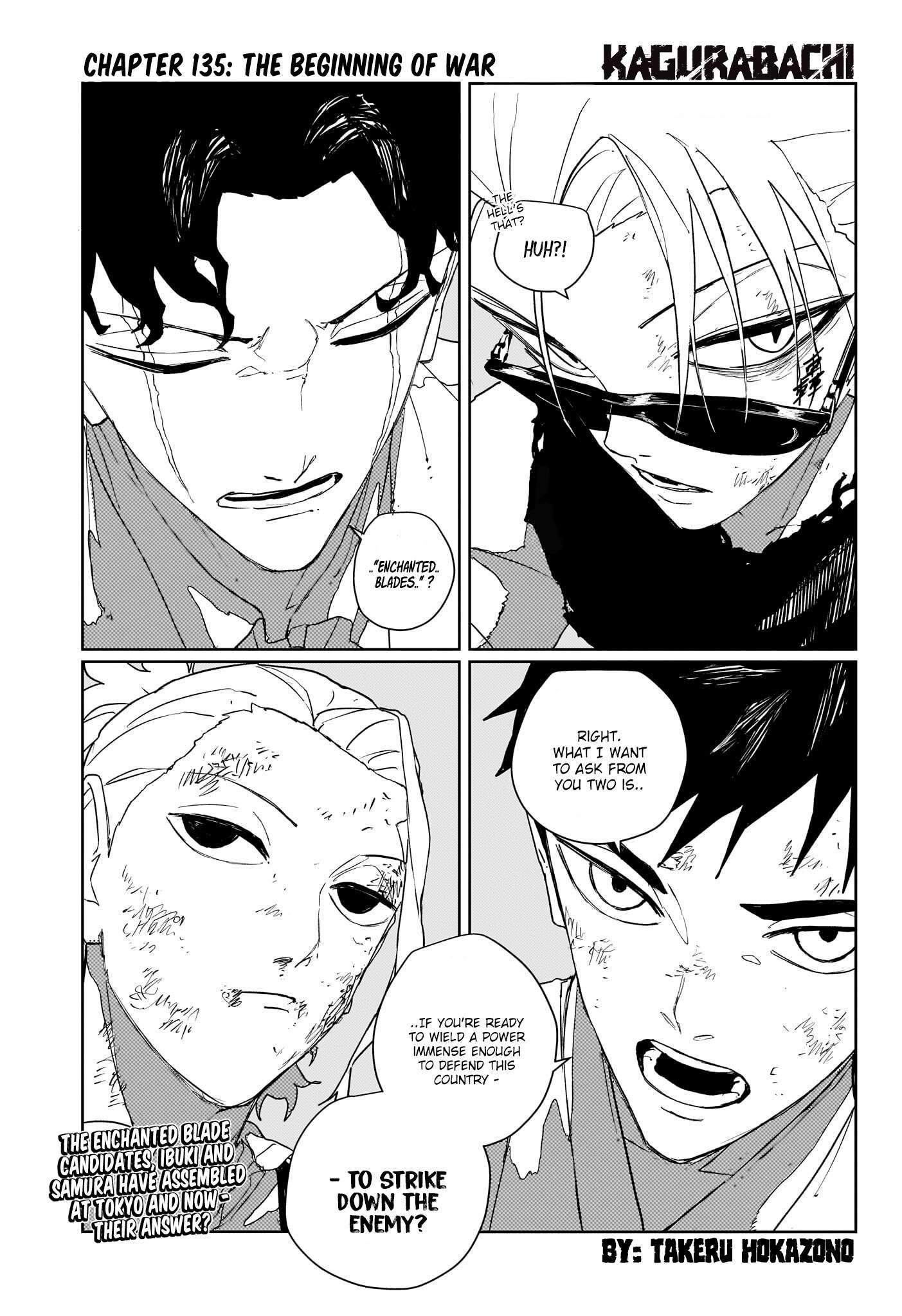 Kagurabachi Chapter 135 - Page 1