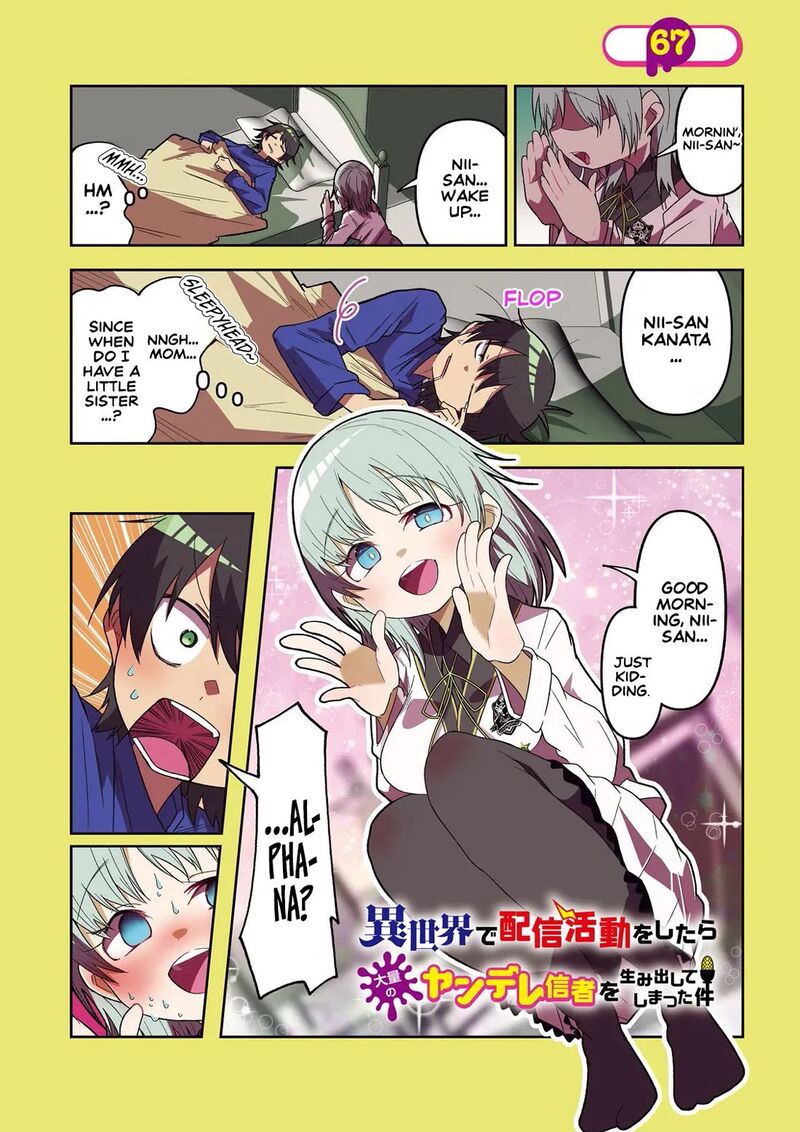 The Case In Which Streaming In Another World Led To The Creation Of A Massive Yandere Following Chapter 67 - Page 1