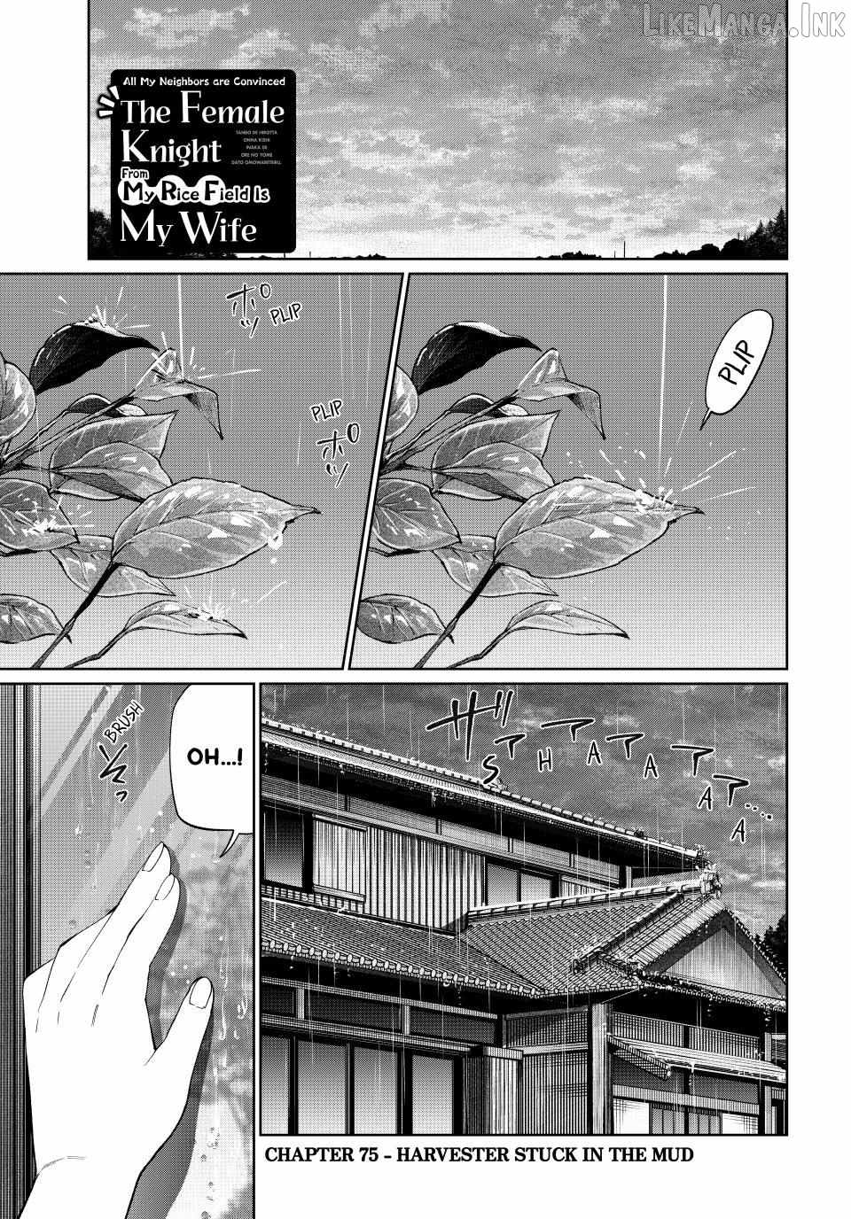 I Found a Female Knight in a Rice Field, in the Countryside They Think She’s My Wife Chapter 75 - Page 1