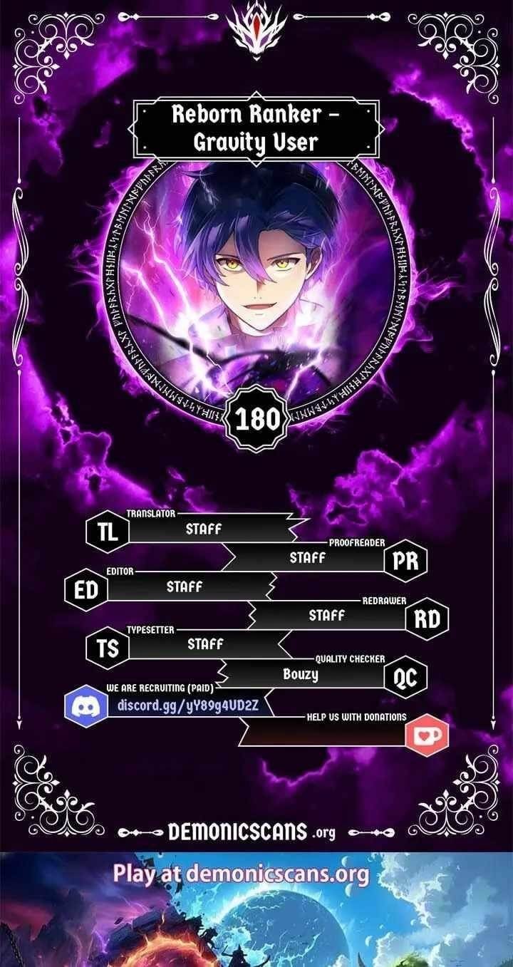 Reborn Ranker – Gravity User Chapter 180 - Page 1