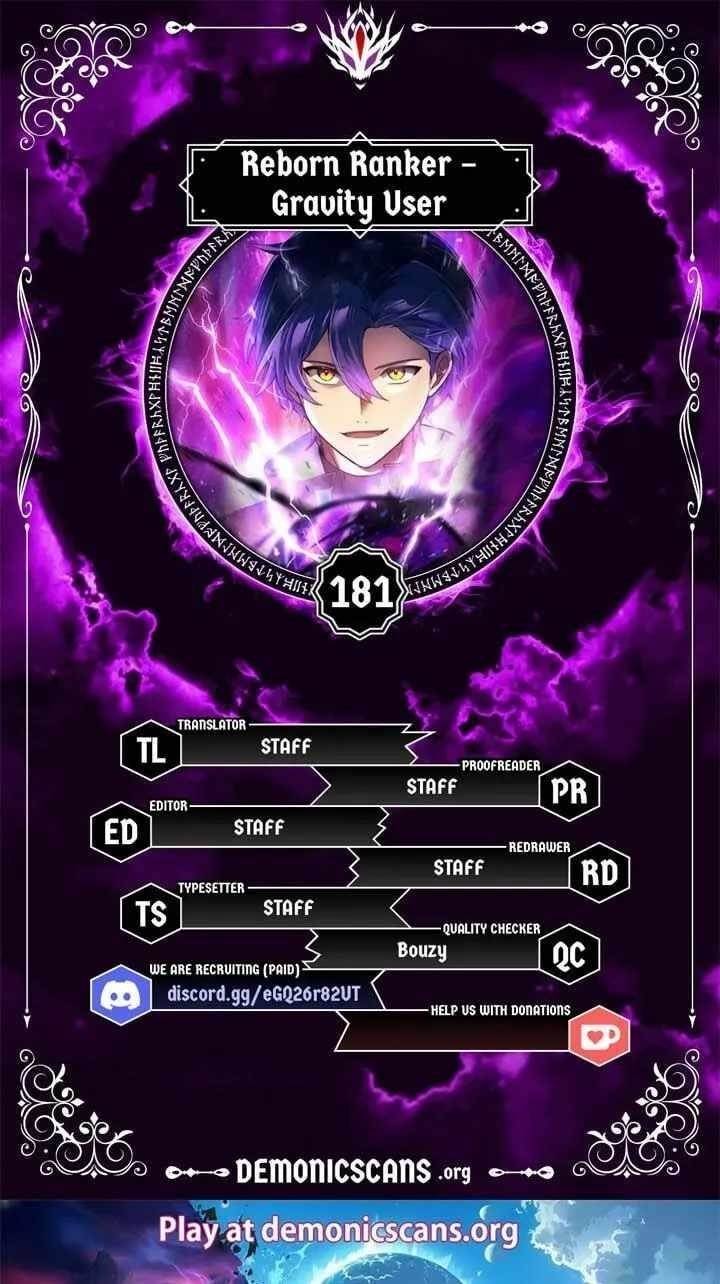 Reborn Ranker – Gravity User Chapter 181 - Page 1