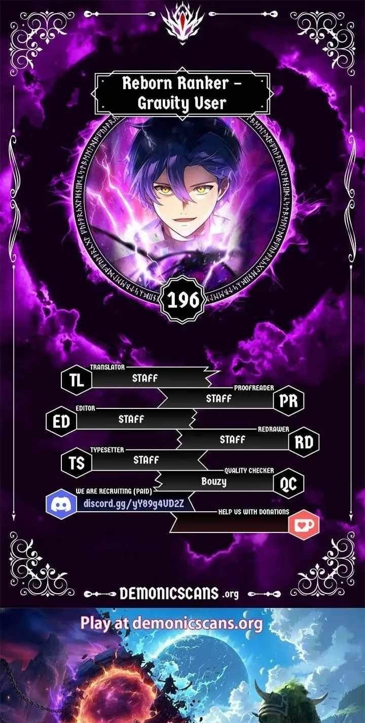 Reborn Ranker – Gravity User Chapter 196 - Page 1