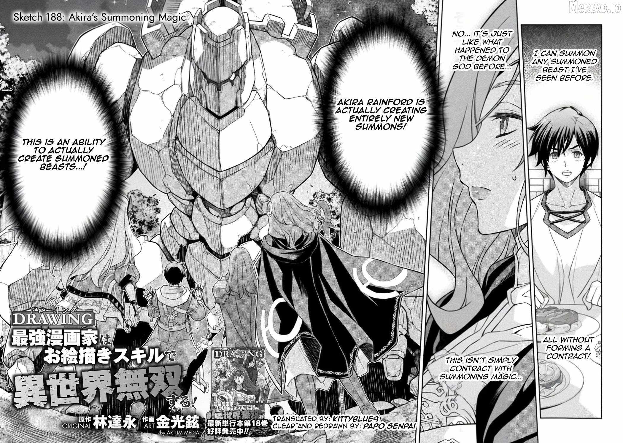 Drawing: Saikyou Mangaka wa Oekaki Skill de Isekai Musou Suru! Chapter 188 - Page 1