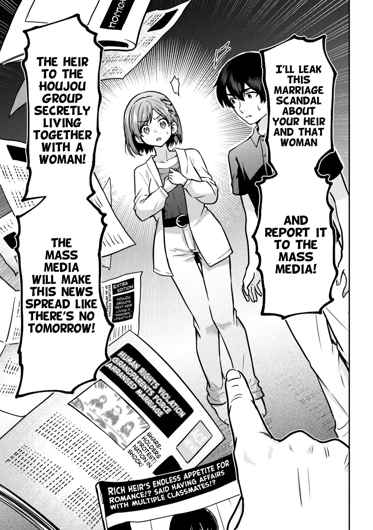 I Got Married to the Girl I Hate Most in Class Chapter 49.2 - Page 15