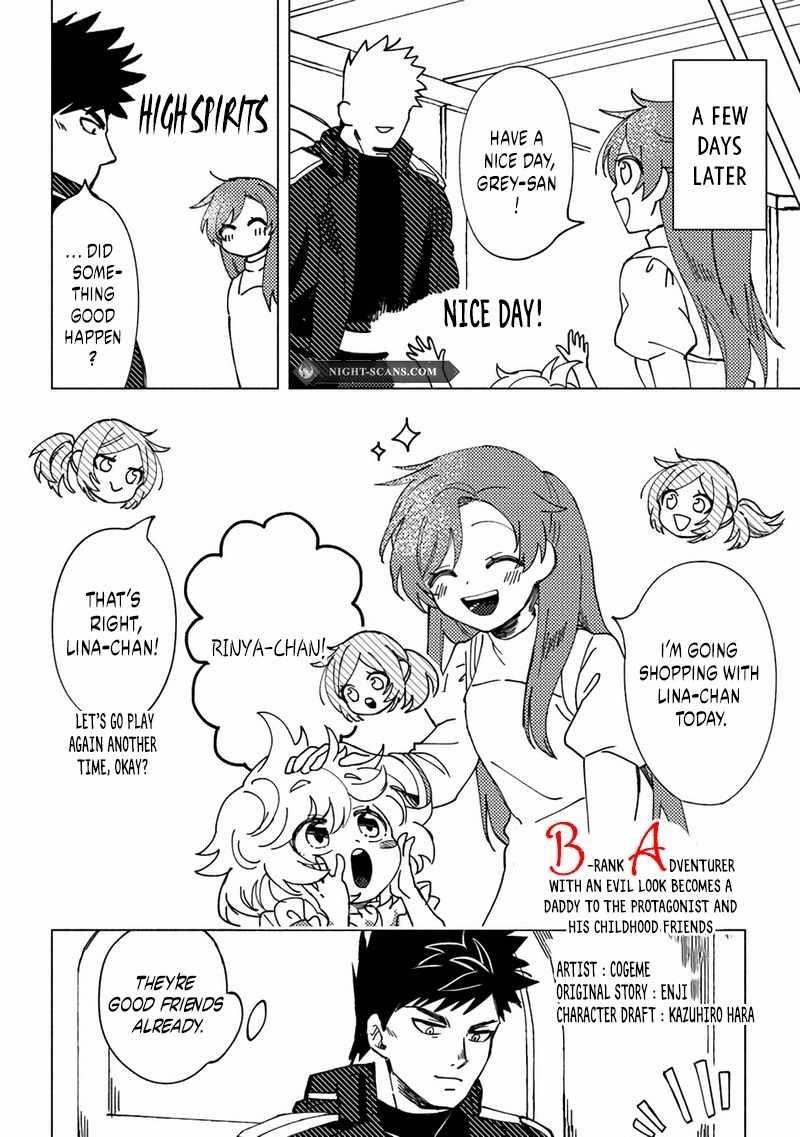 B-Rank Adventurer With an Evil Look Becomes a Daddy to the Protagonist and His Childhood Friends Chapter 6.2 - Page 1