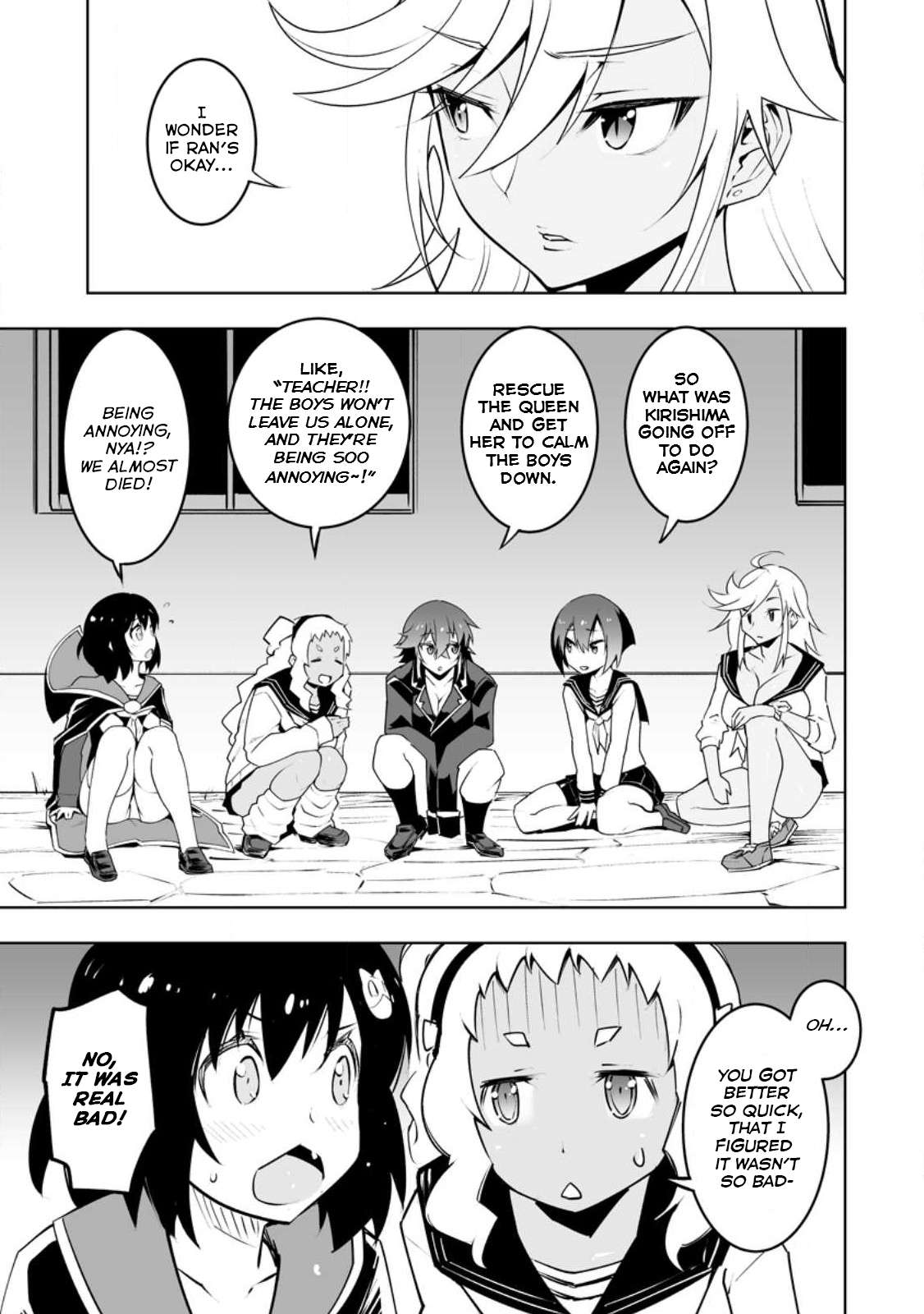 Because I was excluded out of the class transfer, I decided make a classmate harem Chapter 34.2 - Page 9
