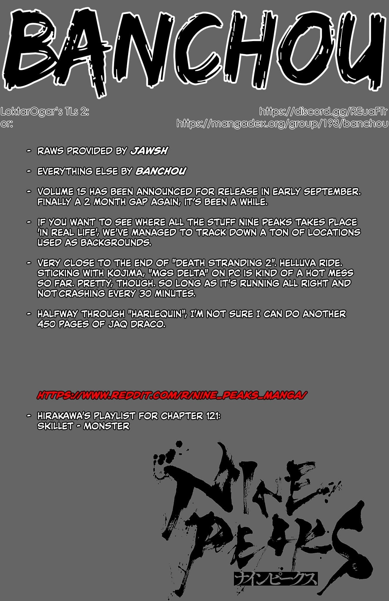 Nine Peaks Chapter 121 - Page 1