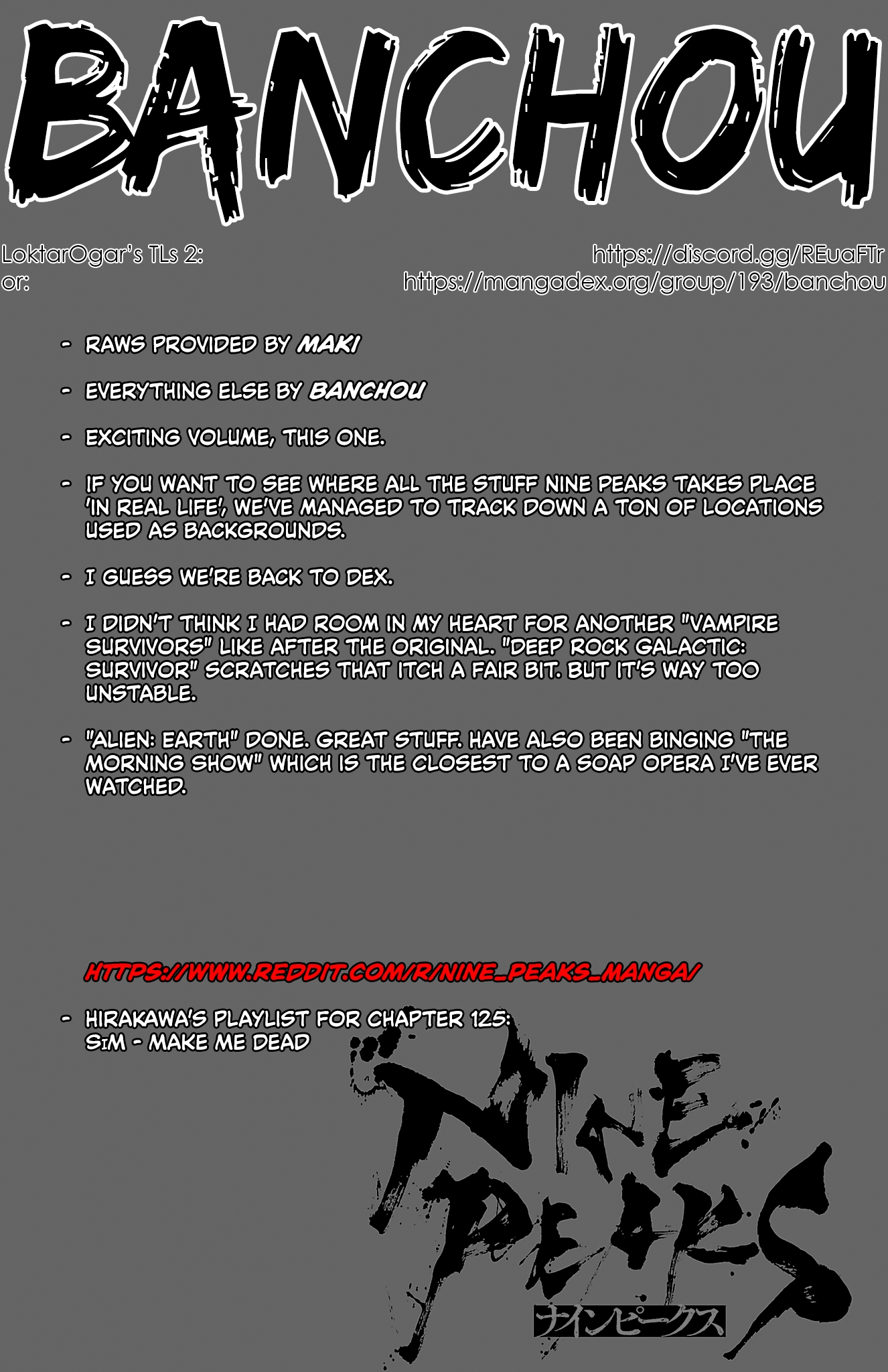 Nine Peaks Chapter 125 - Page 1