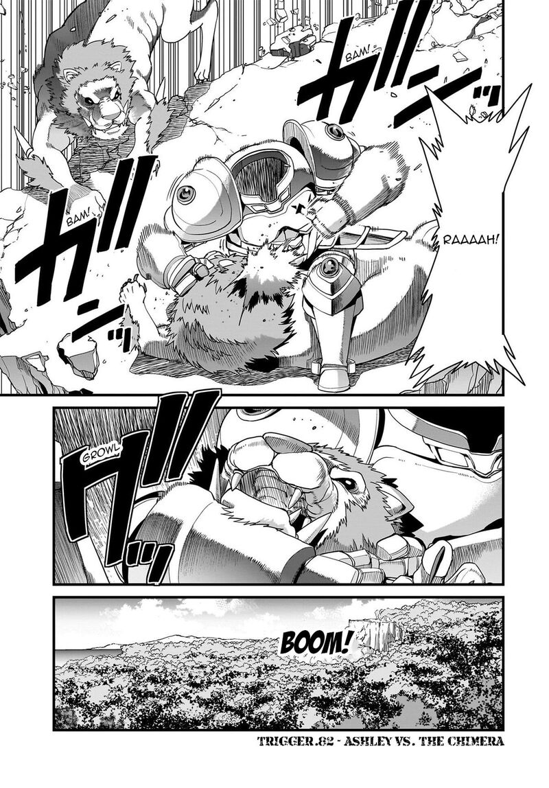 The gunner’s life of a middle-aged man summoned to another world and armed with a rifle: an airsoft addicted salaryman returns to the alternative world after work Chapter 82 - Page 1