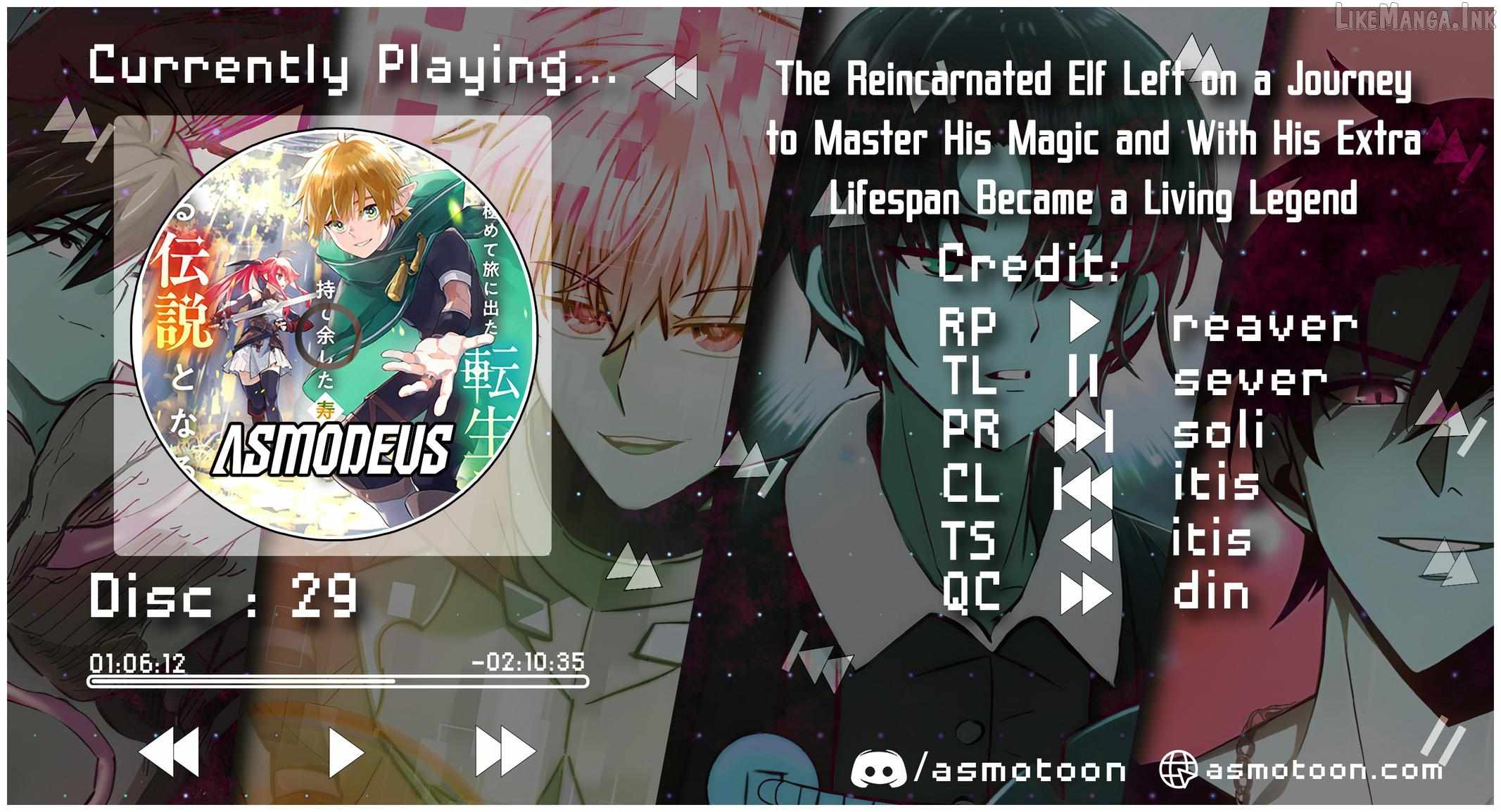 The Reincarnated Elf Left on a Journey to Master His Magic and With His Extra Lifespan Became a Living Legend Chapter 29 - Page 1