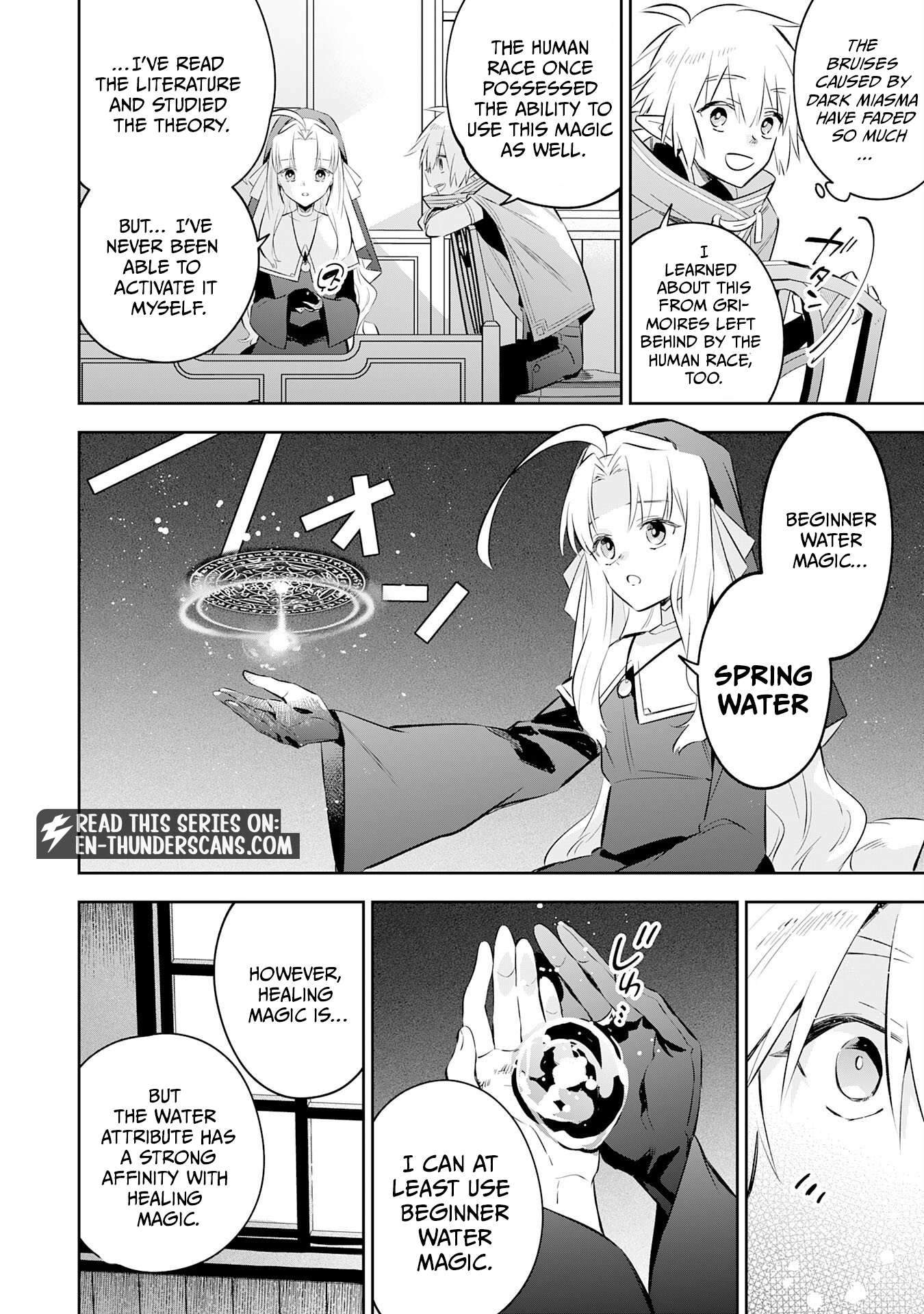The Reincarnated Elf Left on a Journey to Master His Magic and With His Extra Lifespan Became a Living Legend Chapter 35 - Page 8