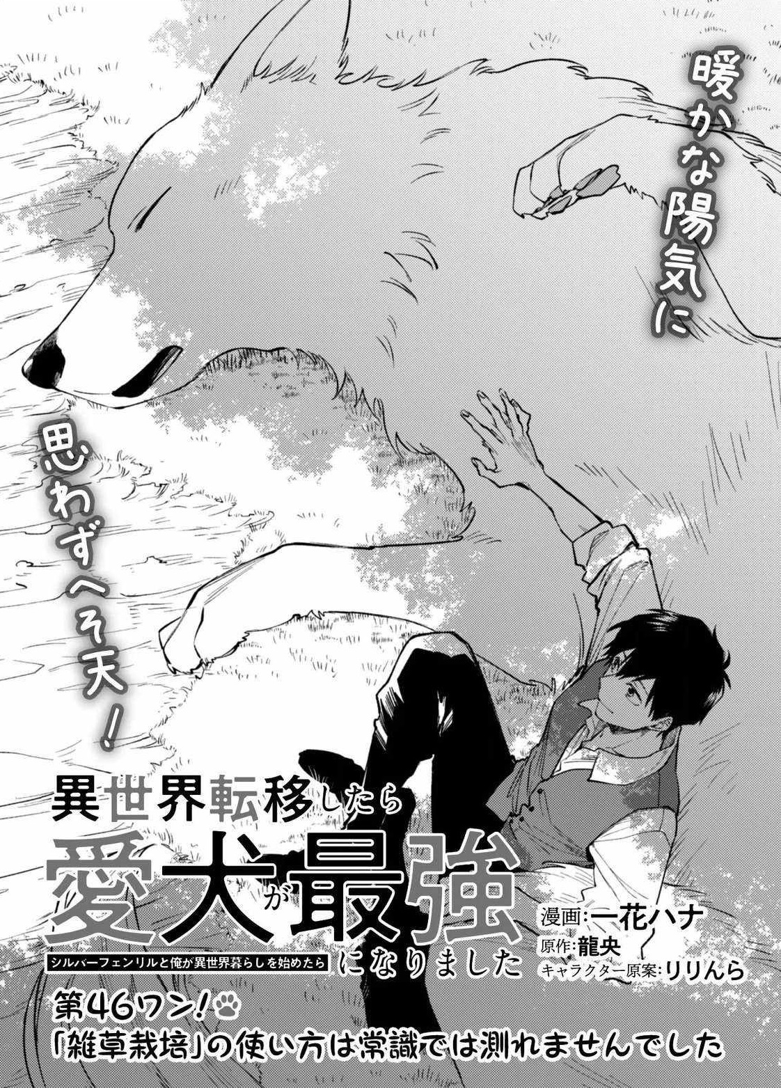 When I moved to another world, my dog became the strongest ~ When Silver Fenrir and I started living in another world ~ Chapter 46 - Page 1