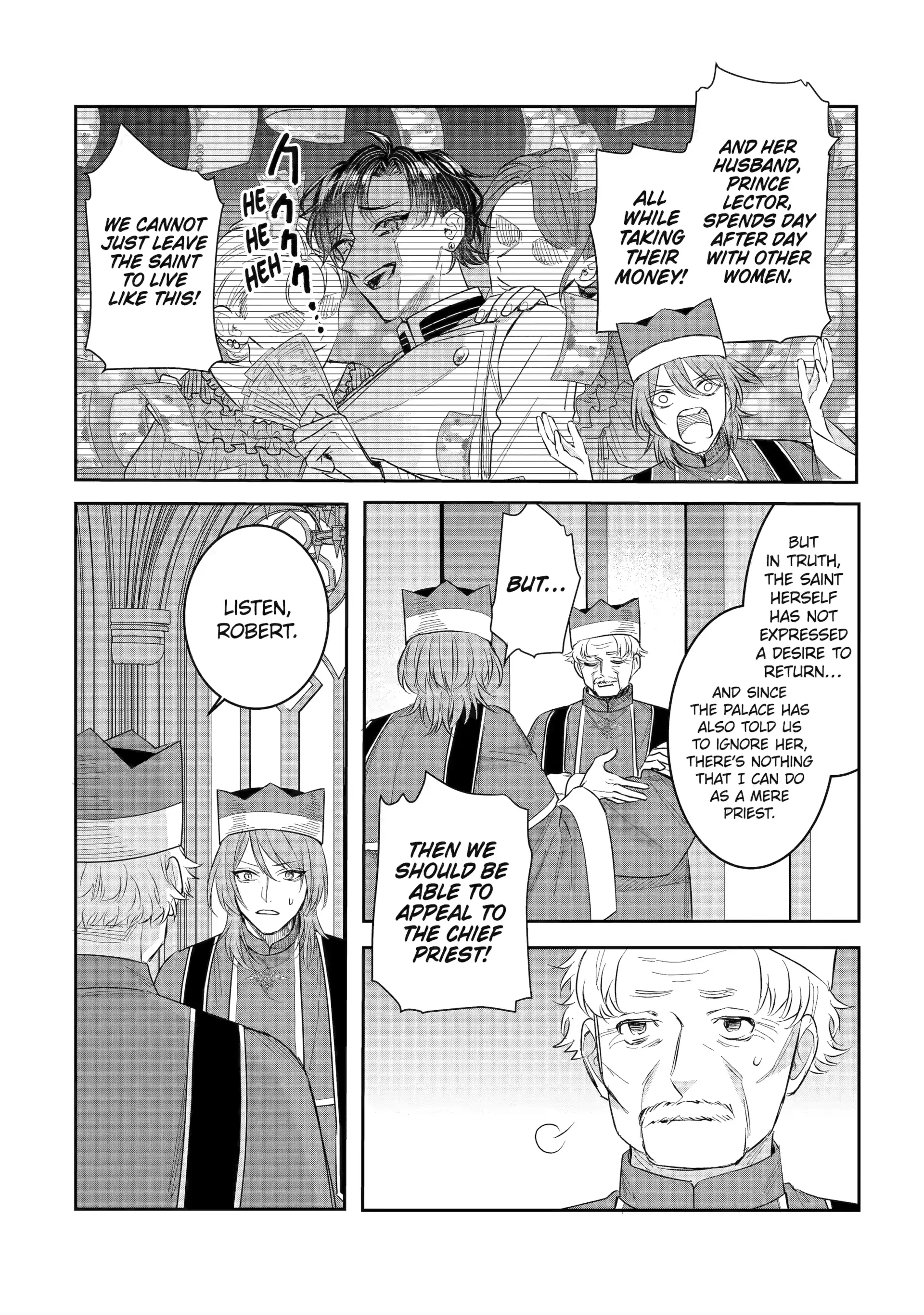 I was summoned to be the Saint, but I was robbed the position, apparently Chapter 52 - Page 2