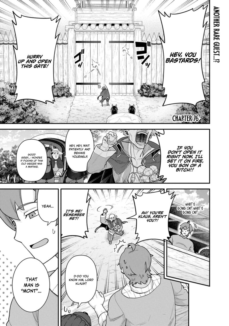 The Population of the Frontier Owner Starts With 0. “Dias the Blue” and a Blue-Horned Girl Chapter 76.1 - Page 1