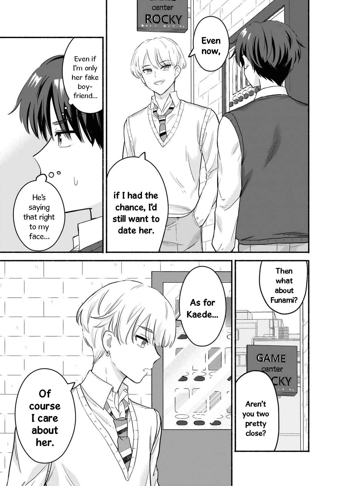 Hey, Wanna Go Out With Me? My Childhood Friend, a Beautiful Girl, Asked Me To Be Her Boyfriend, and I’ve Started a Camouflage Boyfriend Chapter 46 - Page 3