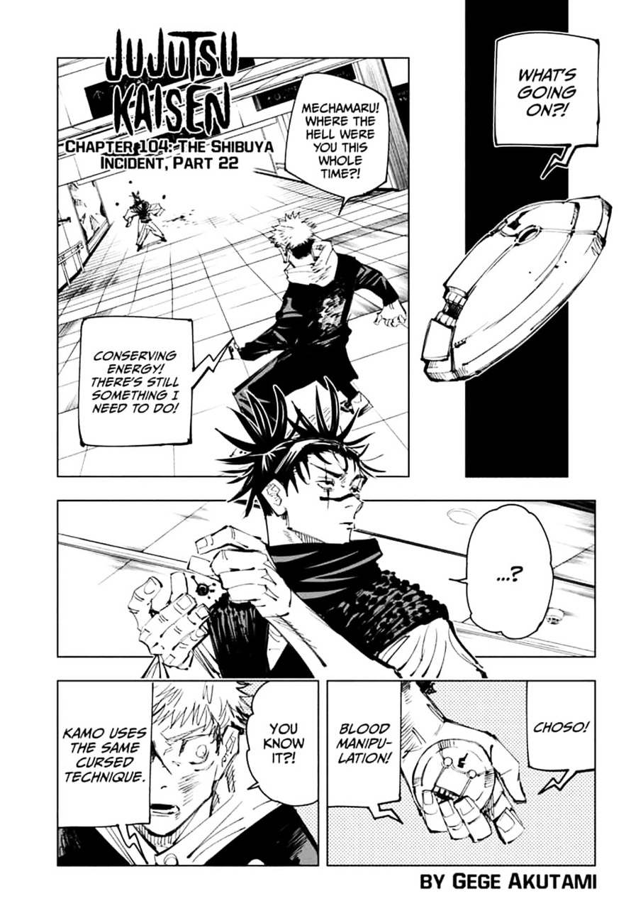 Jujutsu Kaisen Chapter 104 - Page 1