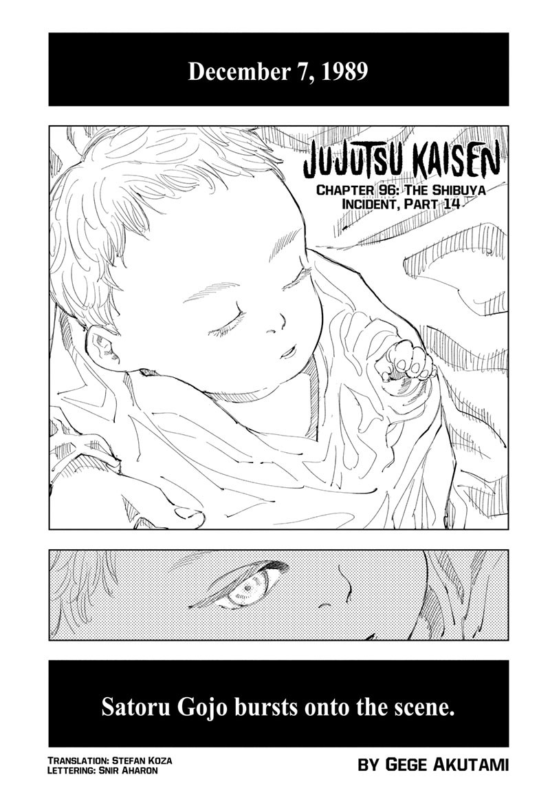 Jujutsu Kaisen Chapter 96 - Page 1