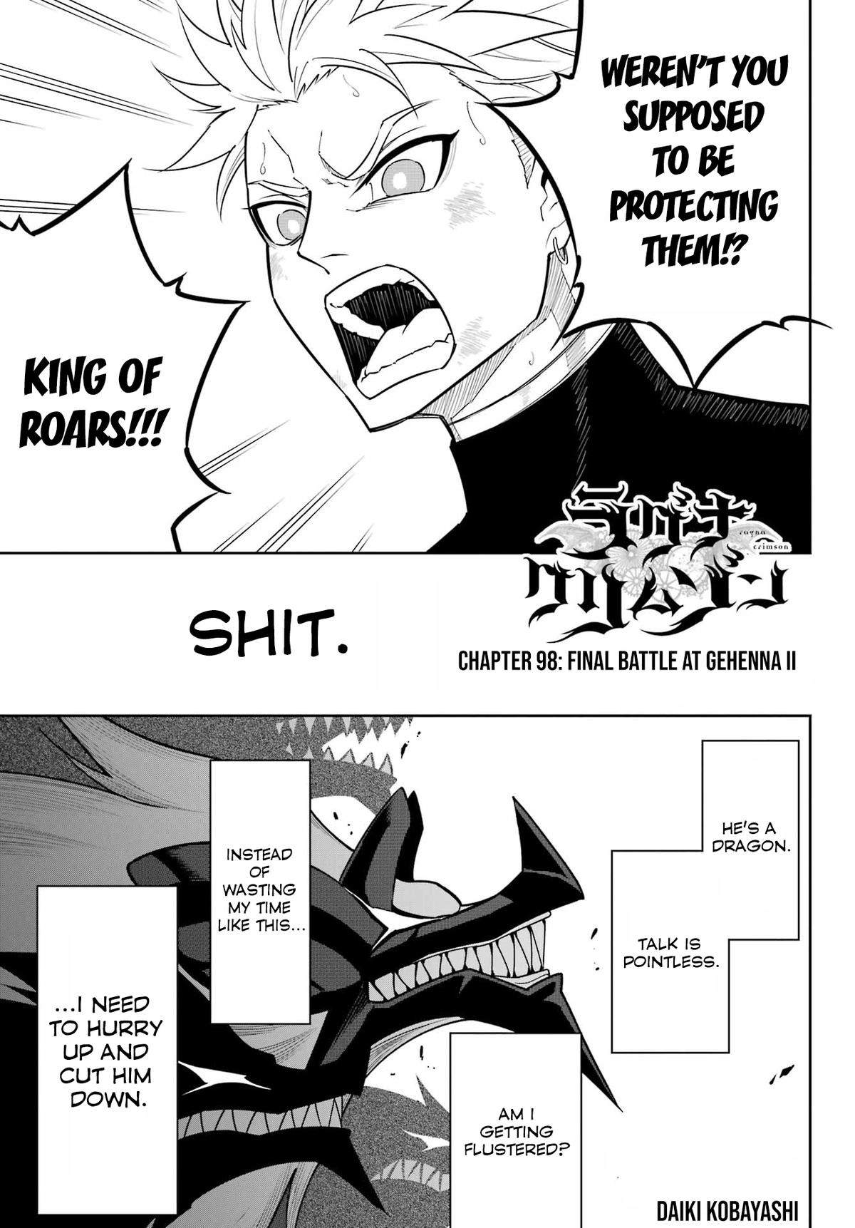 Ragna Crimson Chapter 98 - Page 1