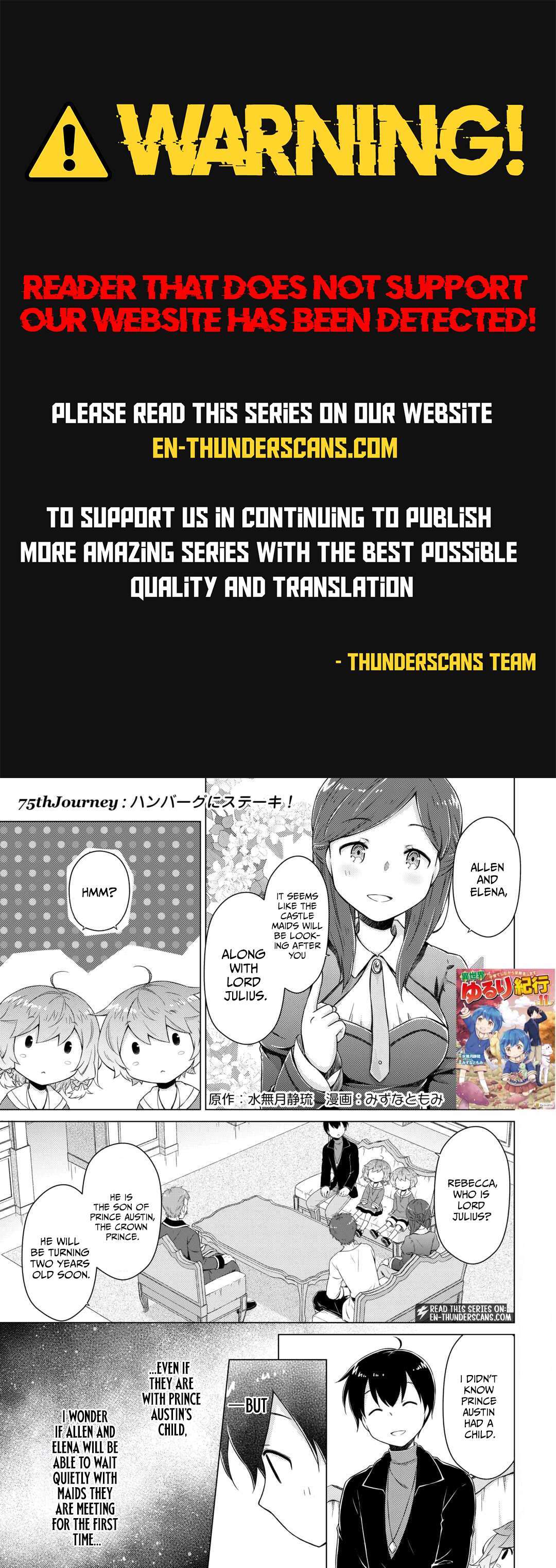 Isekai Yururi Kikou: Raising Children While Being An Adventurer Chapter 75 - Page 1