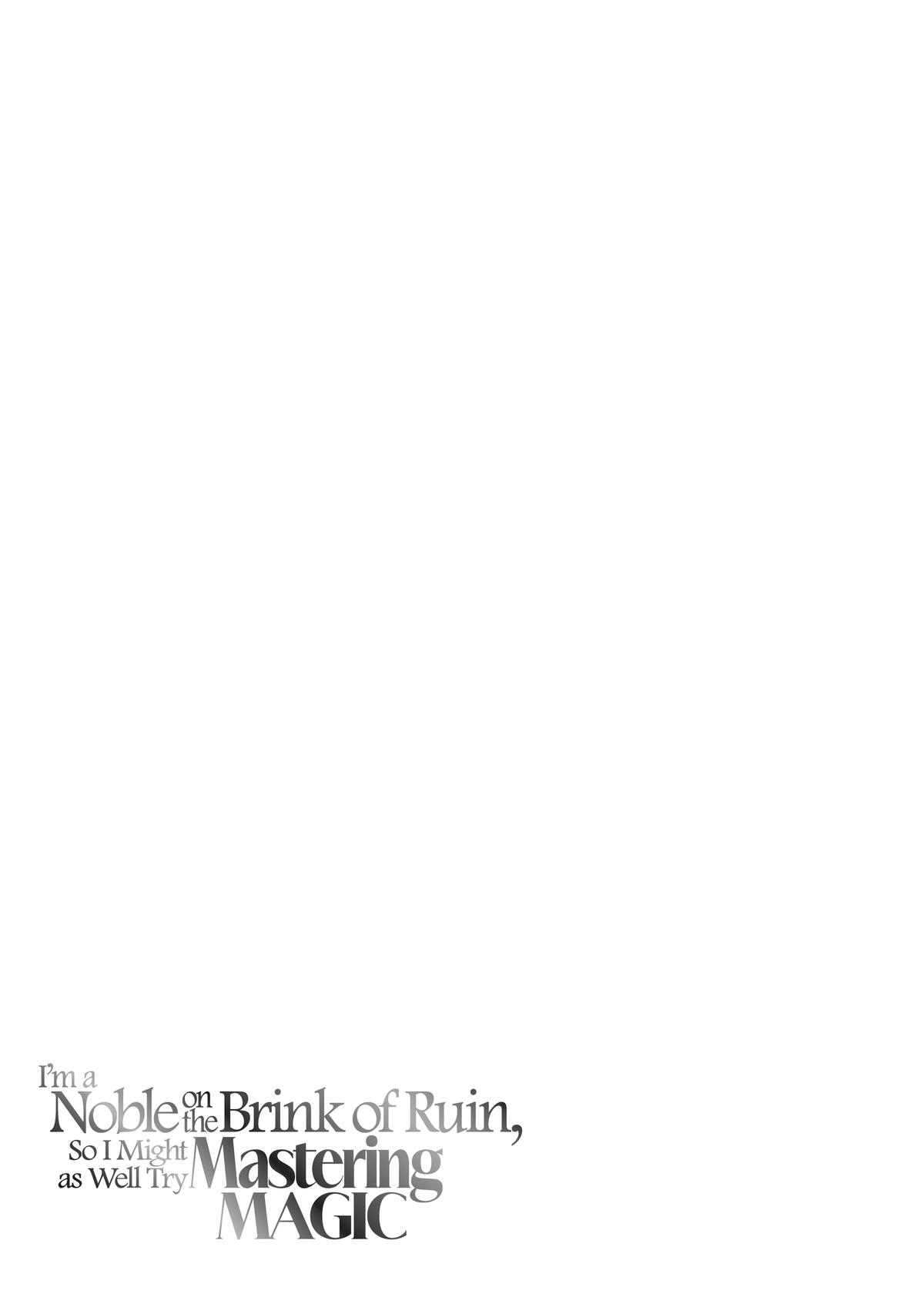 My Noble Family is Headed For Ruin, So I May As Well Study Magic In My Free Time Chapter 30 - Page 36