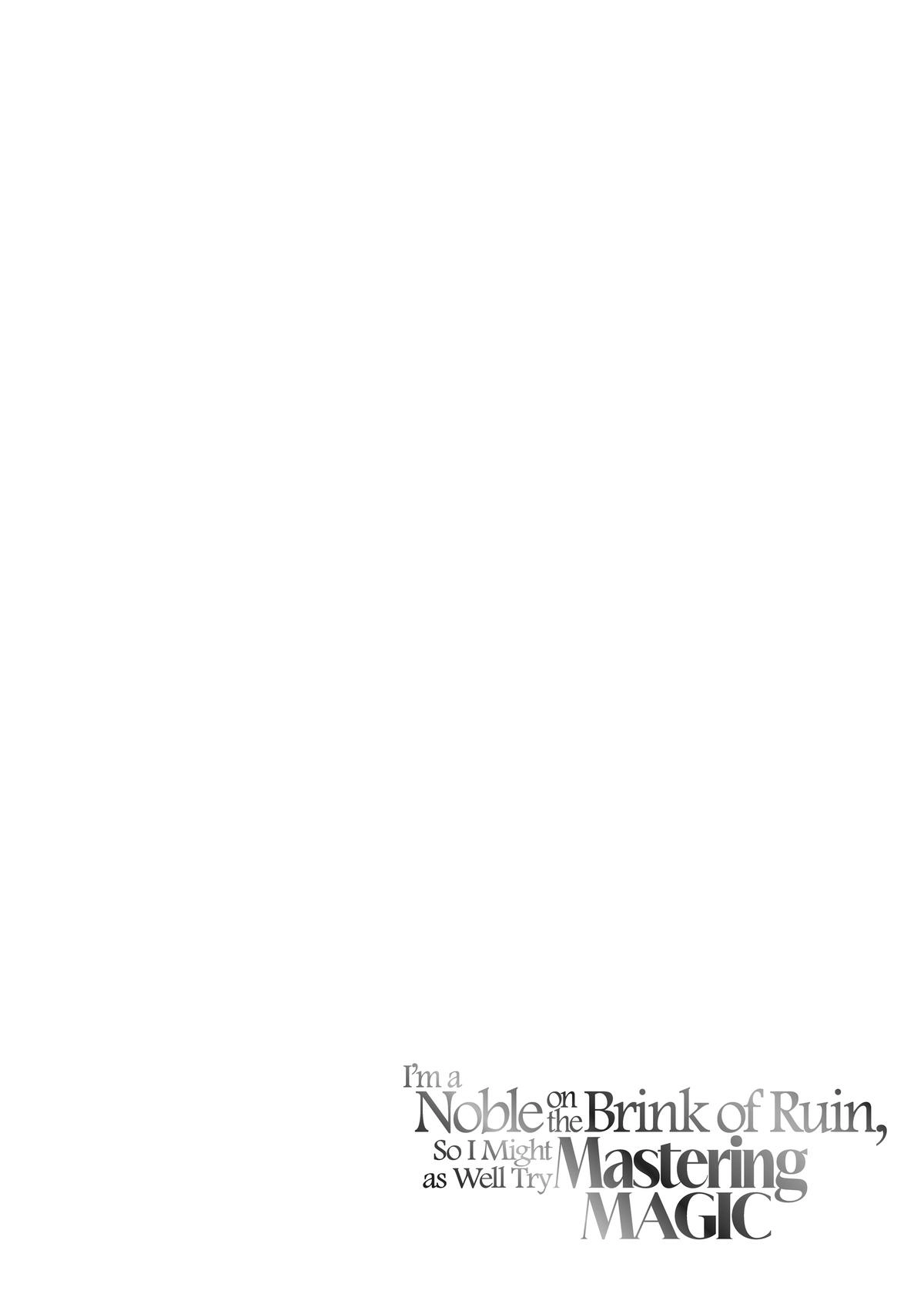 My Noble Family is Headed For Ruin, So I May As Well Study Magic In My Free Time Chapter 30 - Page 37