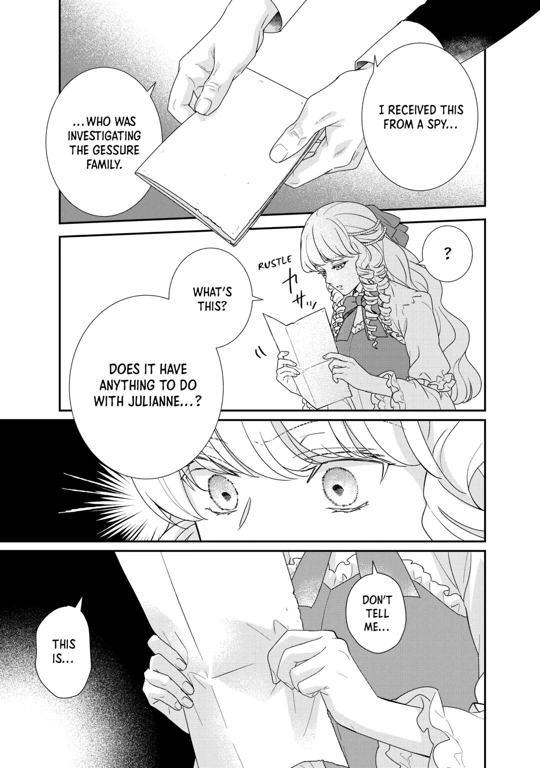 The Struggle of Being Reincarnated as the Marquess’s Daughter: I’ll Deal with What’s Coming to Me! Chapter 35 - Page 39