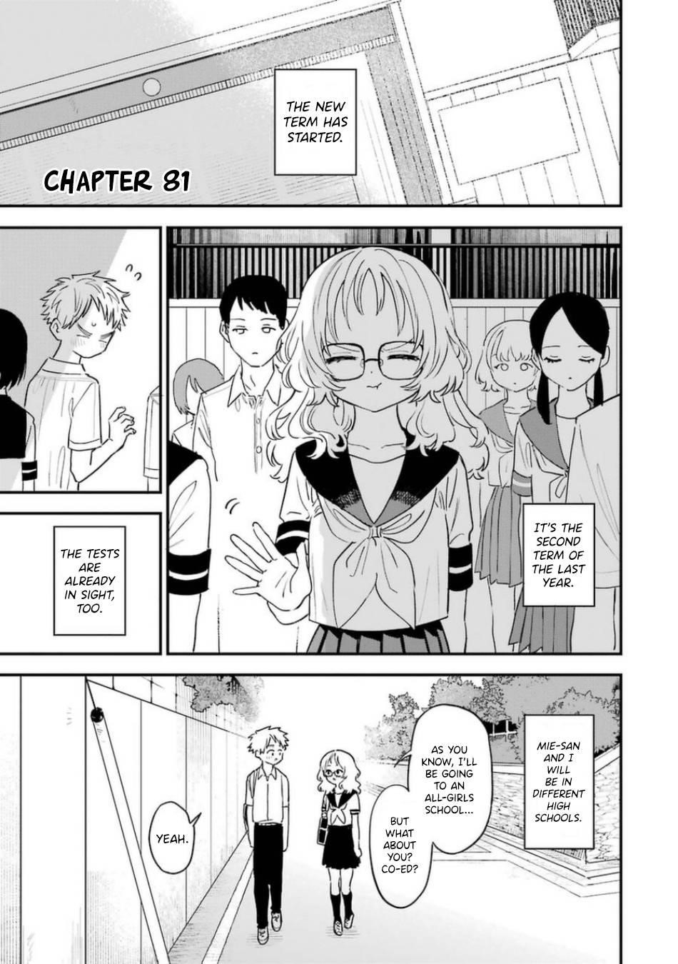 The Girl I Like Forgot Her Glasses Chapter 81 - Page 1