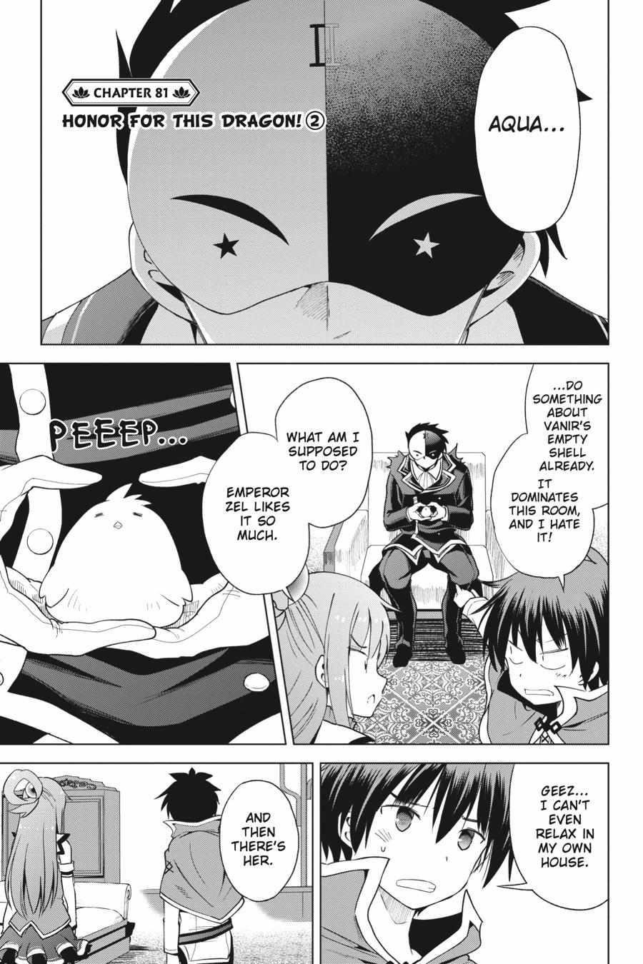 Kono Subarashii Sekai ni Shukufuku o! Chapter 81 - Page 1