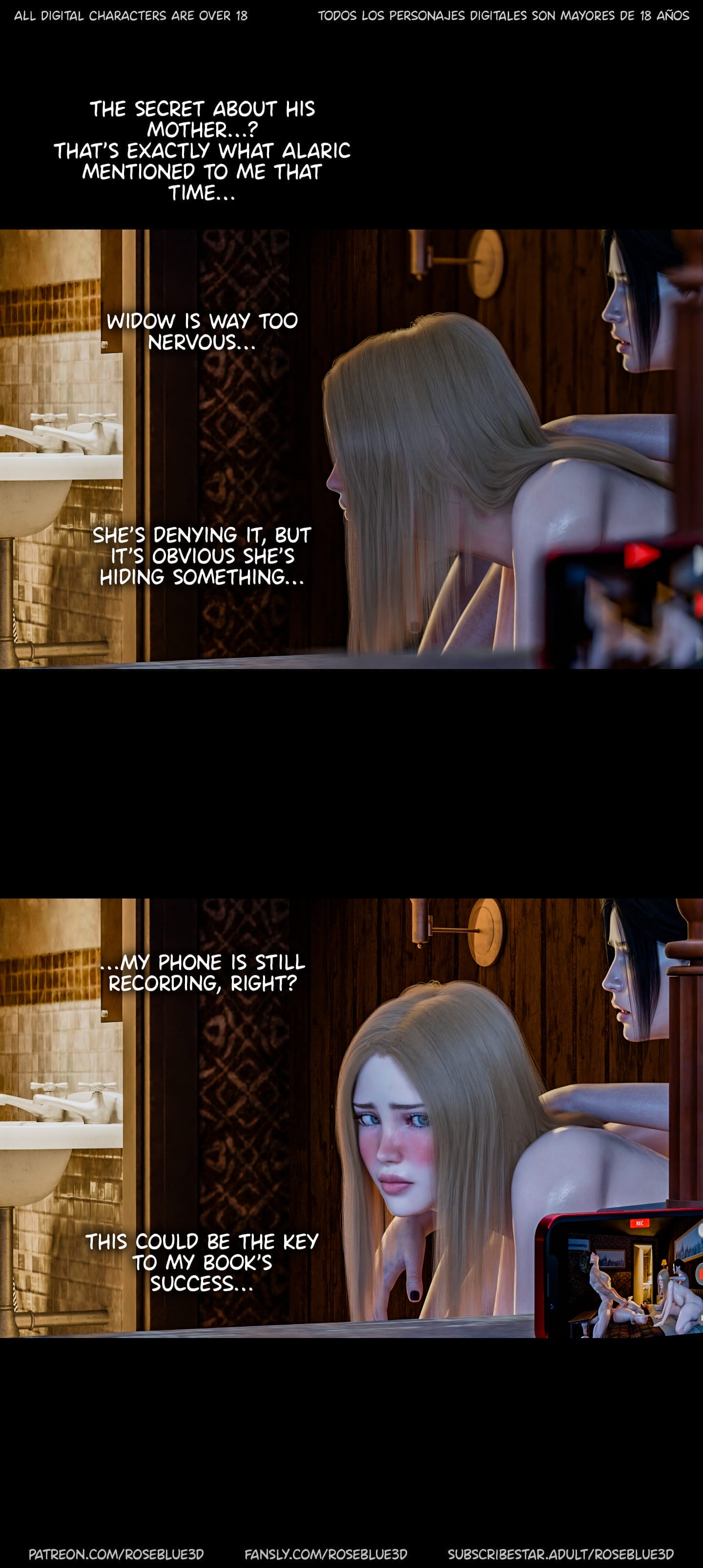 My Neighbor's Widow Raw Chapter 55 - Page 86