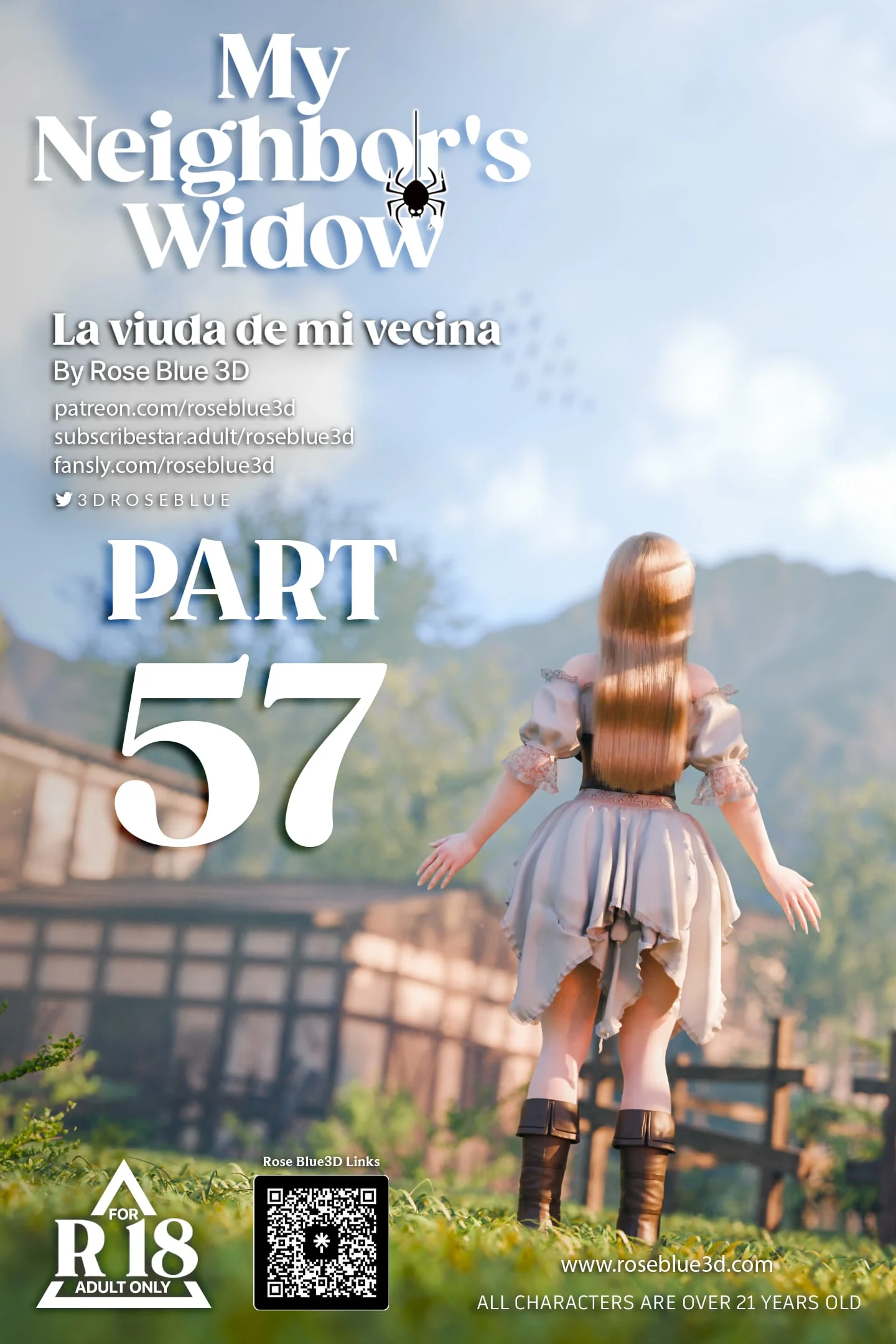 My Neighbor's Widow Raw Chapter 57 - Page 1