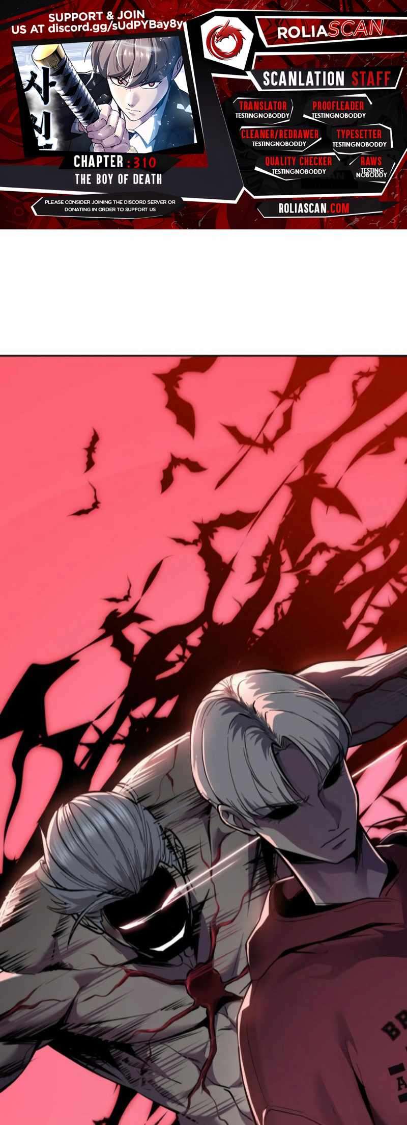 The Boy Of Death Chapter 310 - Page 1