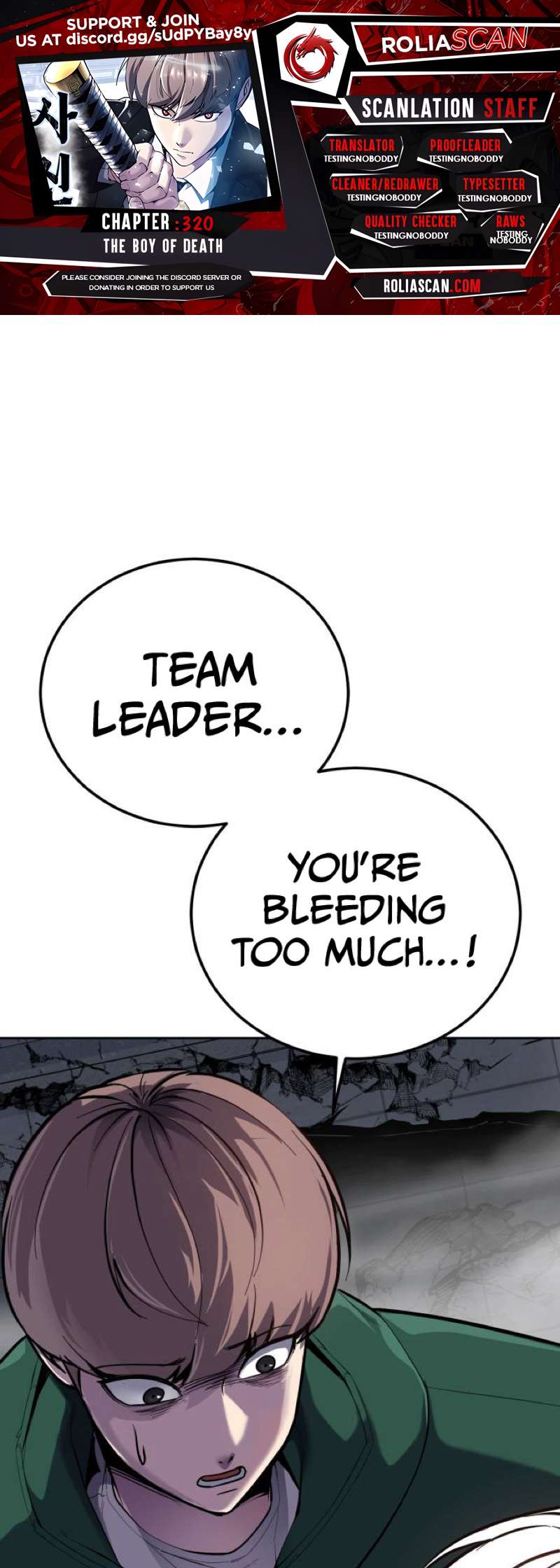 The Boy Of Death Chapter 320 - Page 1