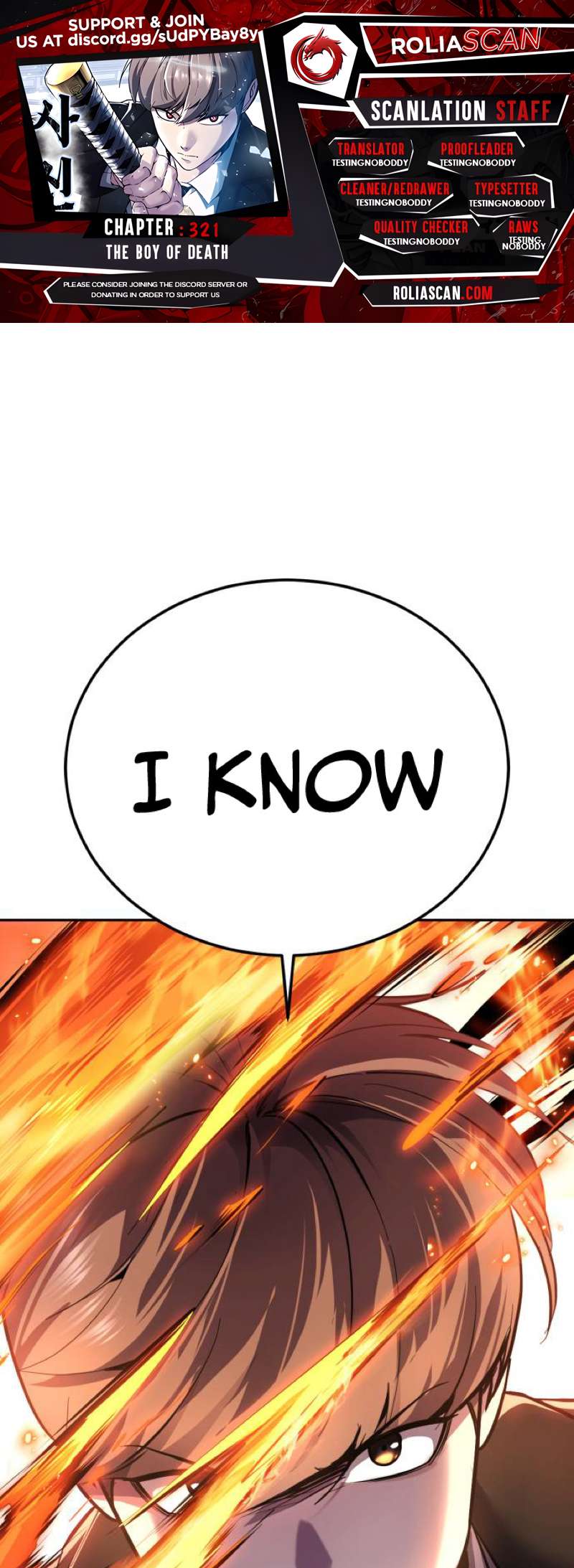 The Boy Of Death Chapter 321 - Page 1