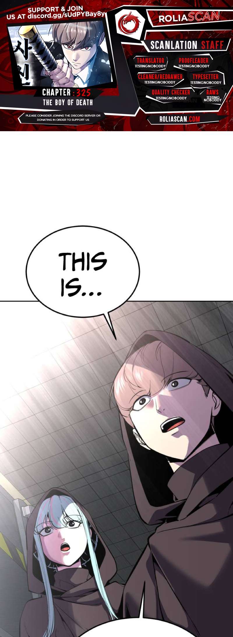 The Boy Of Death Chapter 325 - Page 1