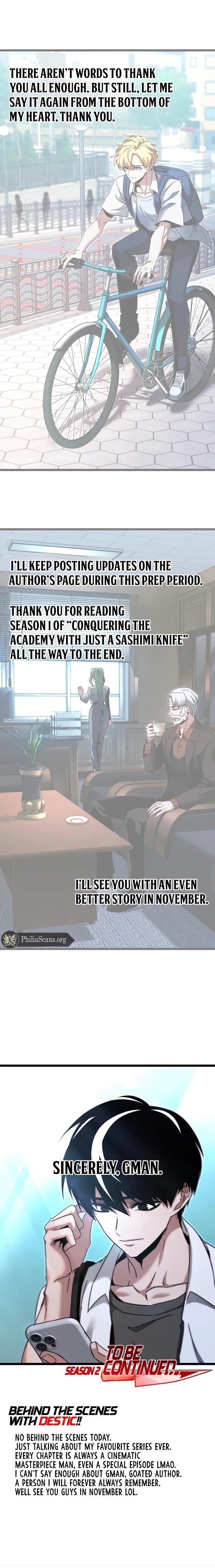 I Took over The Academy With a Single Sashimi Knife Chapter 49.6 - Page 13