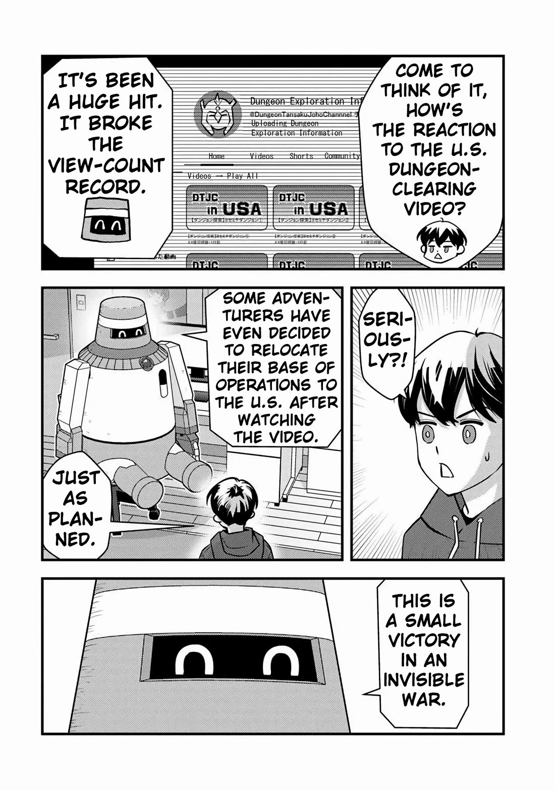 The hero returns from another world, becomes an influencer, and earns money in the real world, where dungeons have appeared! Chapter 32 - Page 8