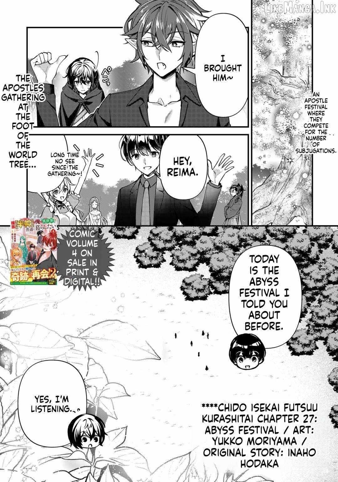 As a Member of the [Demi-God] Race, I Want to Live a Normal Life in Another World Chapter 26 - Page 1