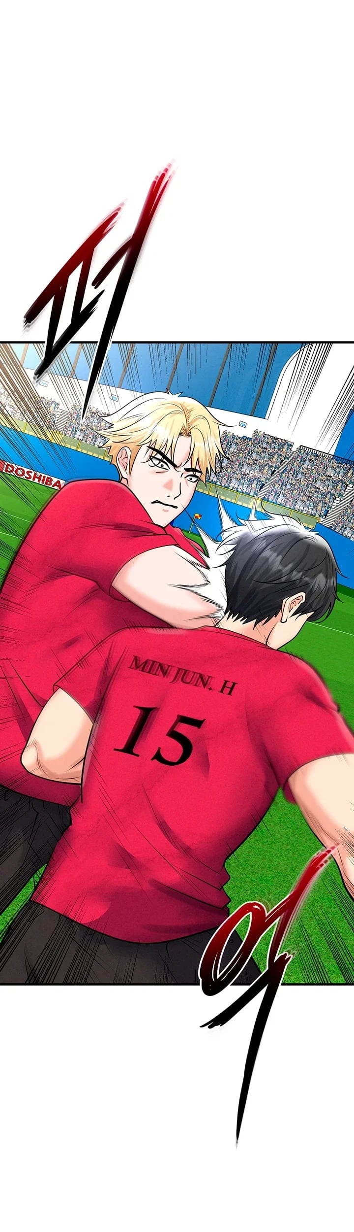The Hottie’s Good at Football Raw Chapter 90 - Page 15