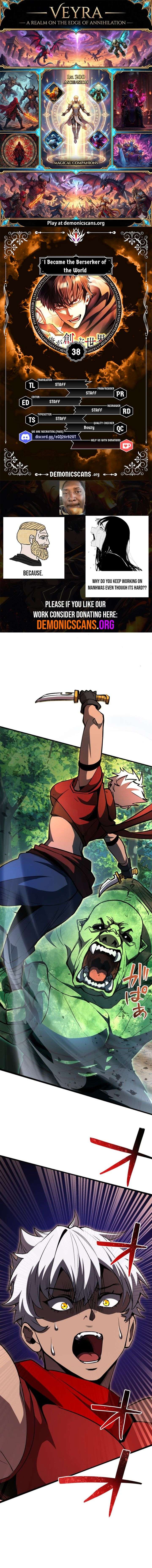 I Became the Berserker of the World I Created Chapter 38 - Page 1
