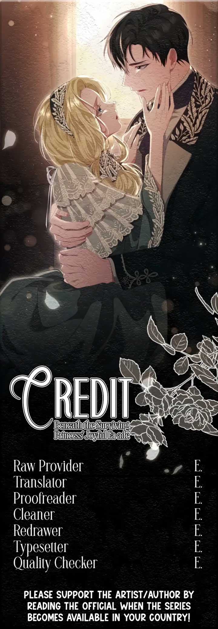 Beneath the Surviving Princess Joyful Facade Chapter 38 - Page 1